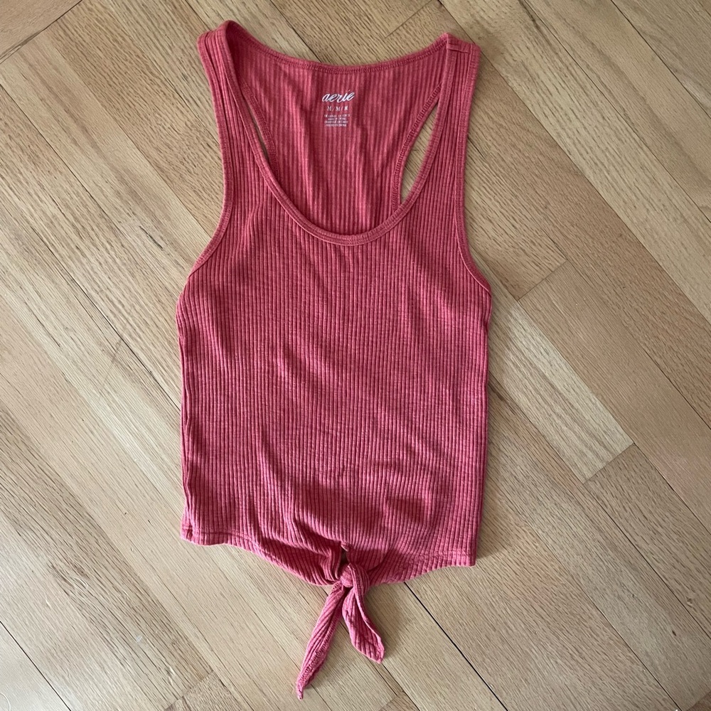 AERIE Knot Tank Crop Top